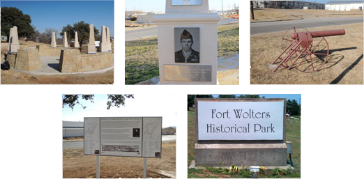 A collage of photos with different types of monuments.